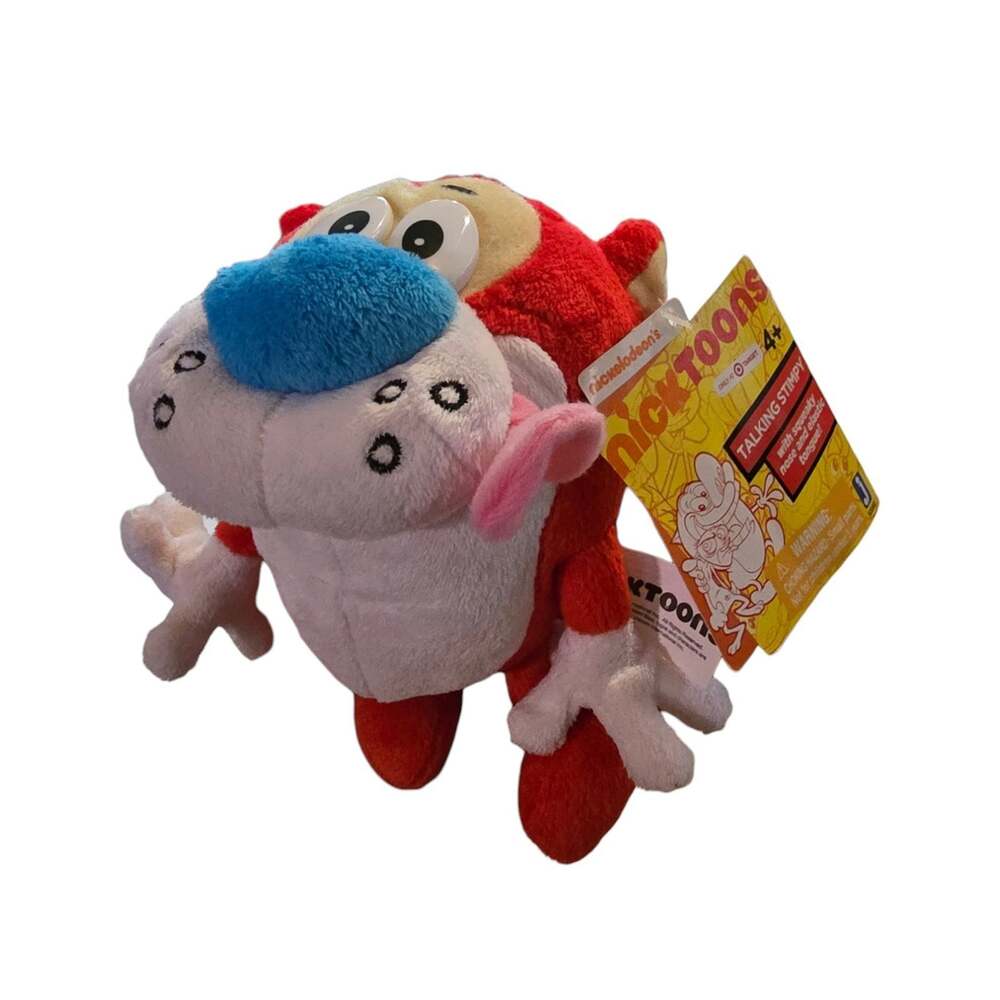 Nickelodeon's Nicktoons Stimpy Plush Ren and Stimpy 2012 Viacom Jazwares Toy